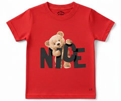 Nice Bear Tee | Kids T shirt | Mini Minors Kin Trends | Kintrends