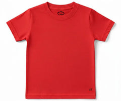 Red Color Plain T Shirt for boys and girls | Mini Minors Kintrends