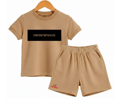 Empo Armni D1 Shorts Set | Kids T shirt and shorts | Mini Minors Kin Trends | Kintrends