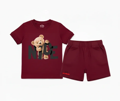 Nice Bear Shorts Set | Kids T shirt and shorts | Mini Minors Kin Trends | Kintrends