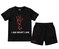 I Am What I Am Shorts Set