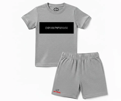 Empo Armni D1 Shorts Set | Kids T shirt and shorts | Mini Minors Kin Trends | Kintrends