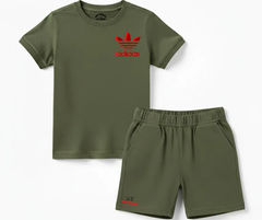Addi D1 Shorts Set | Kids T shirt and shorts | Mini Minors Kin Trends | Kintrends