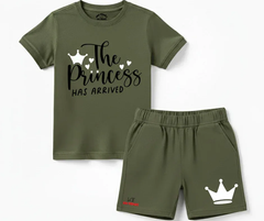 Princess Olive Core Shorts Set | Mini Minors Kintrends