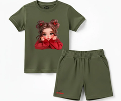 New Cute Doll Shorts Set | Kids T shirt and shorts | Mini Minors Kin Trends | Kintrends