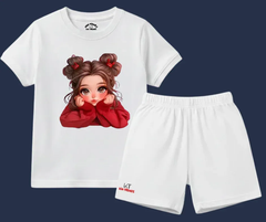 New Cute Doll Shorts Set | Kids T shirt and shorts | Mini Minors Kin Trends | Kintrends