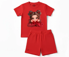 New Cute Doll Shorts Set | Kids T shirt and shorts | Mini Minors Kin Trends | Kintrends