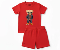 The Street-Style Bear Summer Set| T & Shorts Set | Mini Minors Kintrends