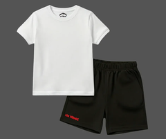 20+ Contrast Color Plain Shorts Set | Mini Minors Kintrends