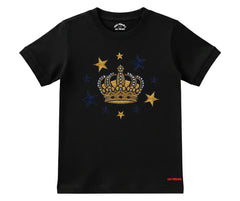 Royal Crown & Stars Kids Cotton Summer Tee | Mini Minors Kintrends