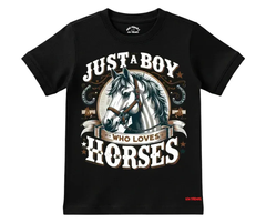 Love Horses Tee | Kids T shirt | Mini Minors Kin Trends | Kintrends