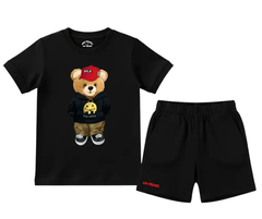 Urban Teddy Bear Shorts Set | Mini Minors Kintrends