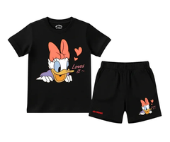 Duck Loves it Shorts Set | Kids T shirt and shorts | Mini Minors Kin Trends | Kintrends
