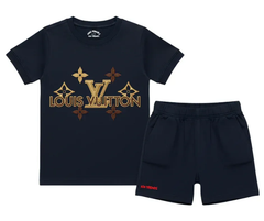 LV D2 Shorts Set (Not Embroidered) | Mini Minors Kin Trends