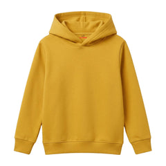 Premium Kids Plain 310GSM Cotton Fleece Winter Hoodie - Kin Trends