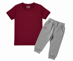 Contrast Color Plain Tracksuit | Mini Minors Kintrends