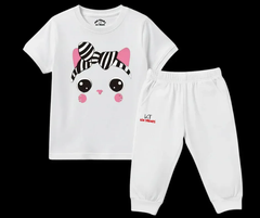 Snow White Kitty Summer Tracksuit | Mini Minors Kintrends