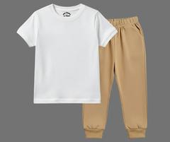 Contrast Color Plain Tracksuit | Mini Minors Kintrends