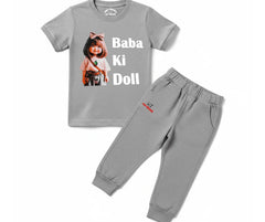 Baba ki Doll Summer Tracksuit | Mini Minors Kintrends