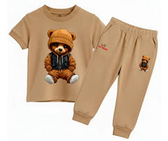 Hoodie Bear Summer Tracksuit | Mini Minors Kintrends