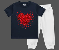 Confetti Heart Summer Tracksuit | Mini Minors Kintrends