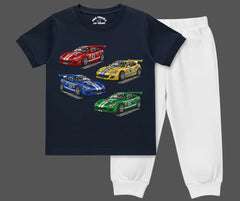 Turbo Quad-Car Summer Tracksuit | Mini Minors Kintrends