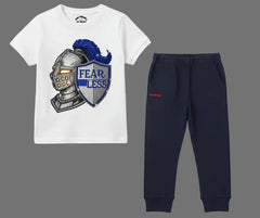 Iron Helmet Fearless Summer Tracksuit (Not Embroidered) | Mini Minors Kintrends