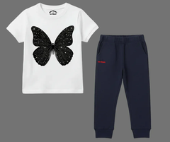 Sparkle Butterfly Summer Tracksuit | Mini Minors Kintrends