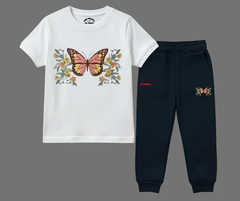 Butterfly Bloom Summer Tracksuit | Mini Minors Kintrends