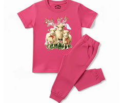 Cute Sheep Summer Kids Tracksuit | Mini Minors Kintrends