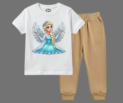 Disney Frozen Elsa Angel Summer Tracksuit | Mini Minors Kintrends