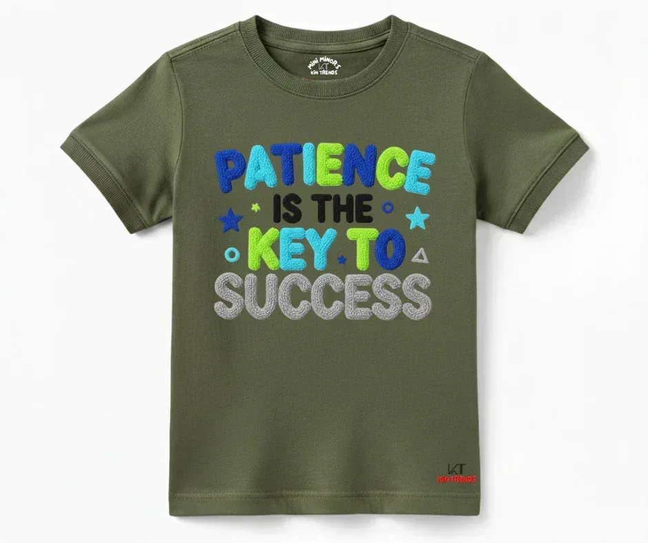Premium Patience Tee (Not Embroidered) - Kin Trends