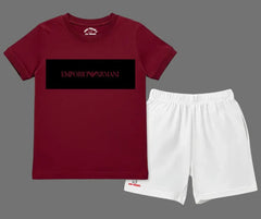 Empo Armni T shirt & Shorts | Mini Minors Kintrends