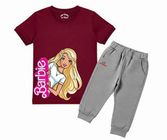 Premium Barbie Summer Kids Tracksuit | Mini Minors Kintrends