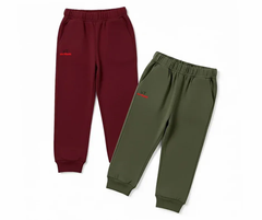 Pack of 2 kids summer trousers for boys and girls | Mini Minors Kintrends