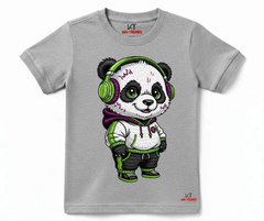 Urban Panda with Headphones Graphic T Shirt | Mini Minors Kintrends