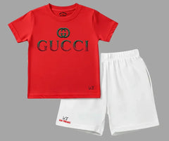 Guci Shorts Set (Not Embroidered) | Mini Minors Kin Trends