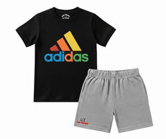 Adi D8 Summer shorts Set | Kids T shirt and shorts| Mini Minors Kintrends