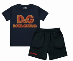 DG Shorts Set (Not Embroidered) | Mini Minors Kin Trends
