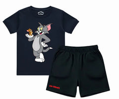 Tom and Jerry Graphic Summer Set |Kids T shirt and shorts | Mini Minors Kintrends