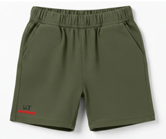 Olive Green cotton shorts for boys and girls | Mini Minors Kintrends