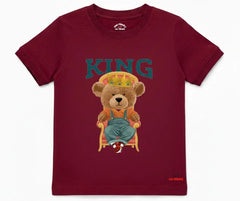 Maroon King Tee | Mini Minors Kintrends