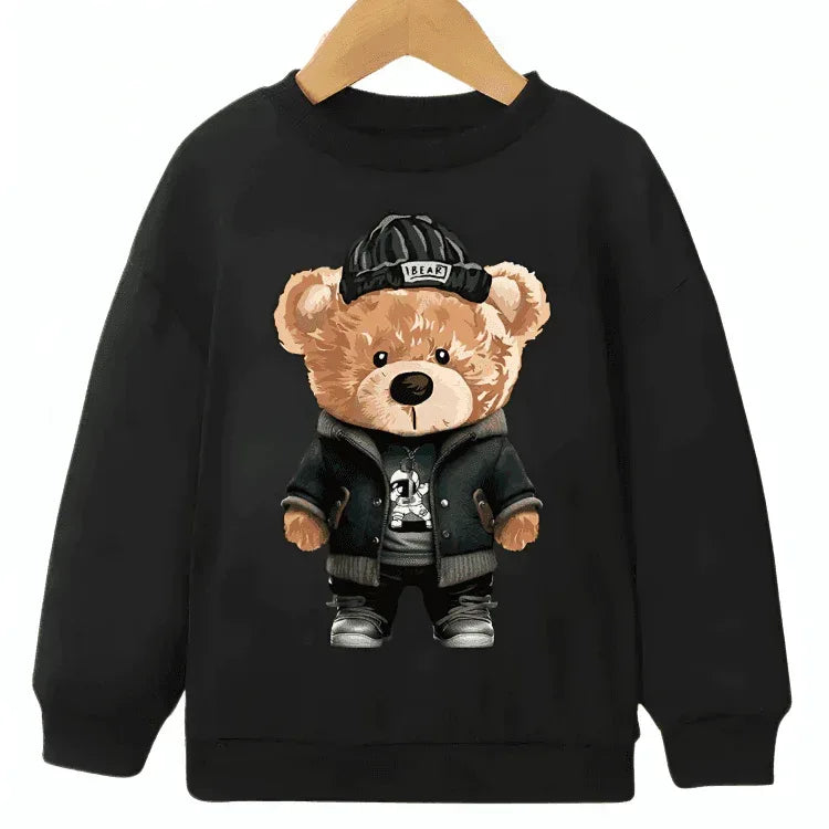 Chubby Bear Fleece Sweatshirt - Kin Trends