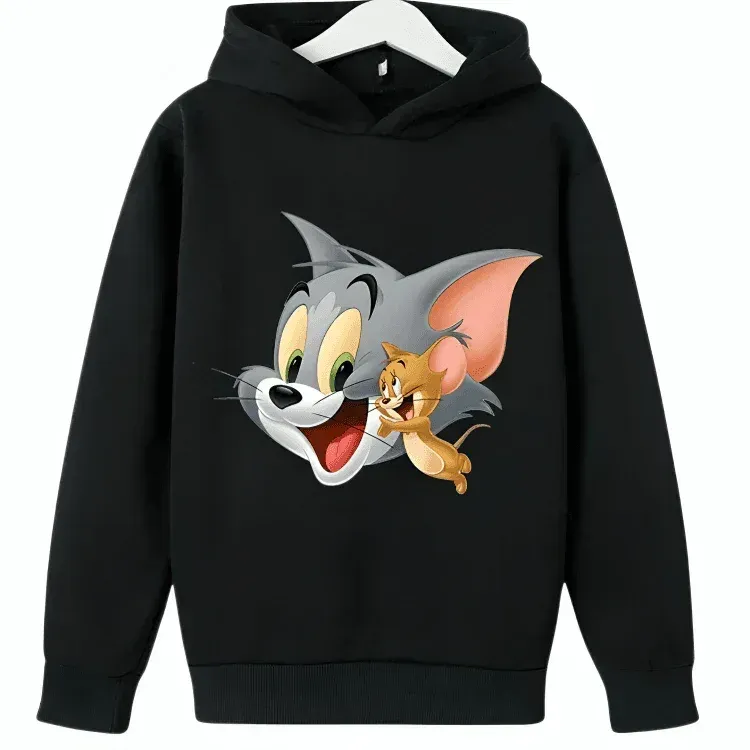 Tom & Jerry Fleece Hoodie - Kin Trends