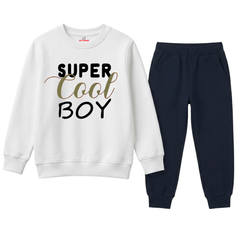 Super Cool Boy Kids Sweatshirt Set