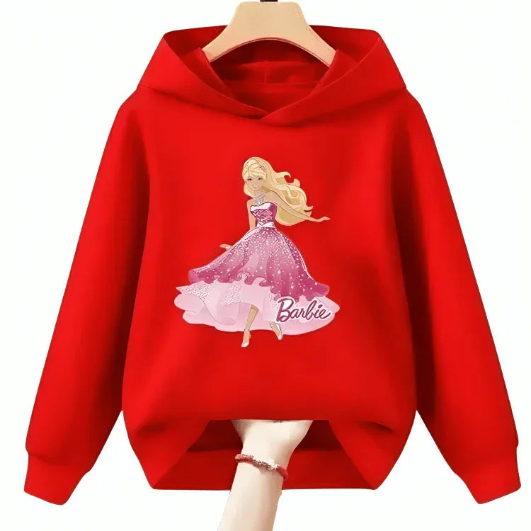 Barbie Doll Hoodie Warm Fleece Hoodie - Kin Trends