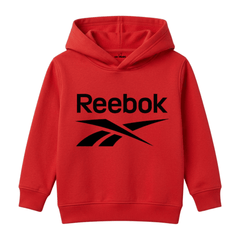 RBK Big Logo Typography Kids Winter Fleece Hoodie