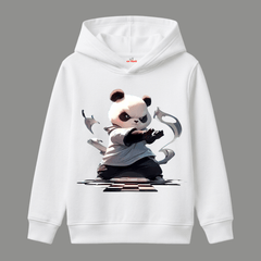Kung Fu Panda Martial Arts Action Character Kids Winter Fleece Hoodie