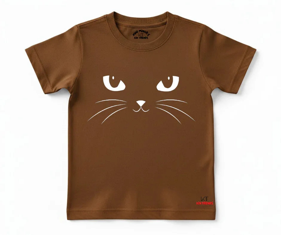 Coffee Cat Short Sleeve Tee | Mini Minors Kintrends