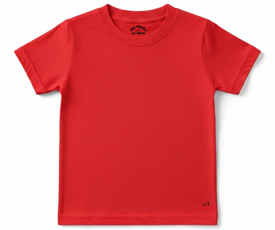 11 Colors Plain T Shirts for boys and girls | Mini Minors Kintrends